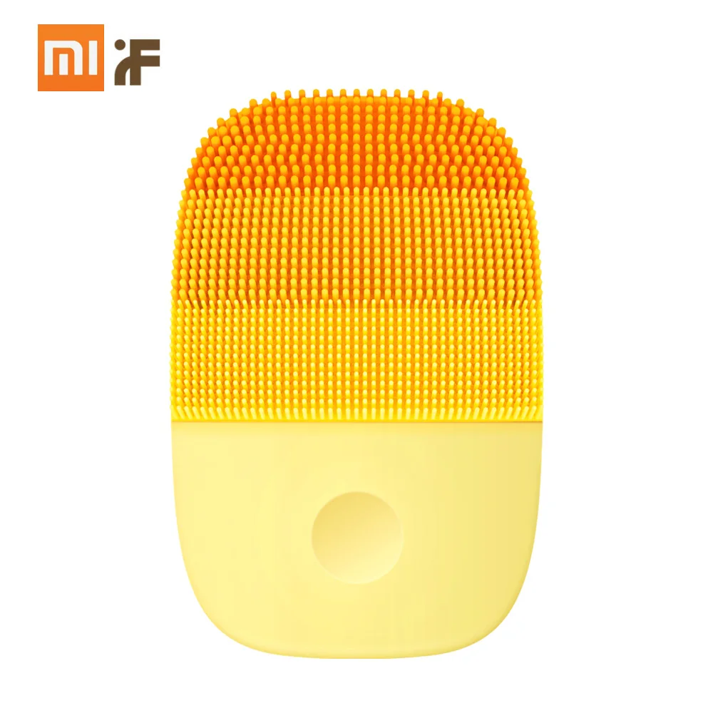 Xiaomi inFace маленький очищающий прибор глубоко очищает звуковой прибор для ухода за лицом очищающий Массажер кожи лица - Цвет: Оранжевый