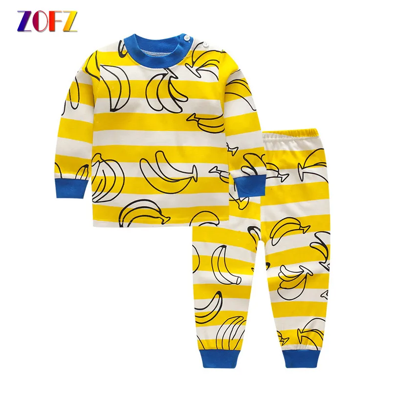 ZOFZ комплект детской одежды осенняя одежда для мальчиков и девочек 2 шт. Милая