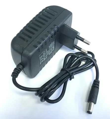 Адаптер Diske 12 В, 2 А, переменный ток 100-240 В, преобразователь постоянного тока 12 В, 2 А, 5,5 мА, блок питания с европейской вилкой, 2,1 мм x мм для светодиодного видеонаблюдения, для камеры видеонаблюдения
