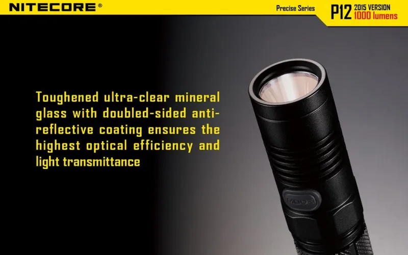 Версия точные серии Nitecore P12 портативный тактический фонарик 1000 люмен CREE XM-L2 U2 светодиодный