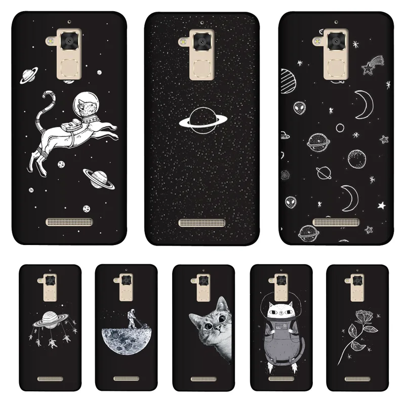Мягкий ТПУ чехол для Asus Zenfone 3 Max ZC520TL 5 2 дюйма Матовые чехлы с рисунком милым