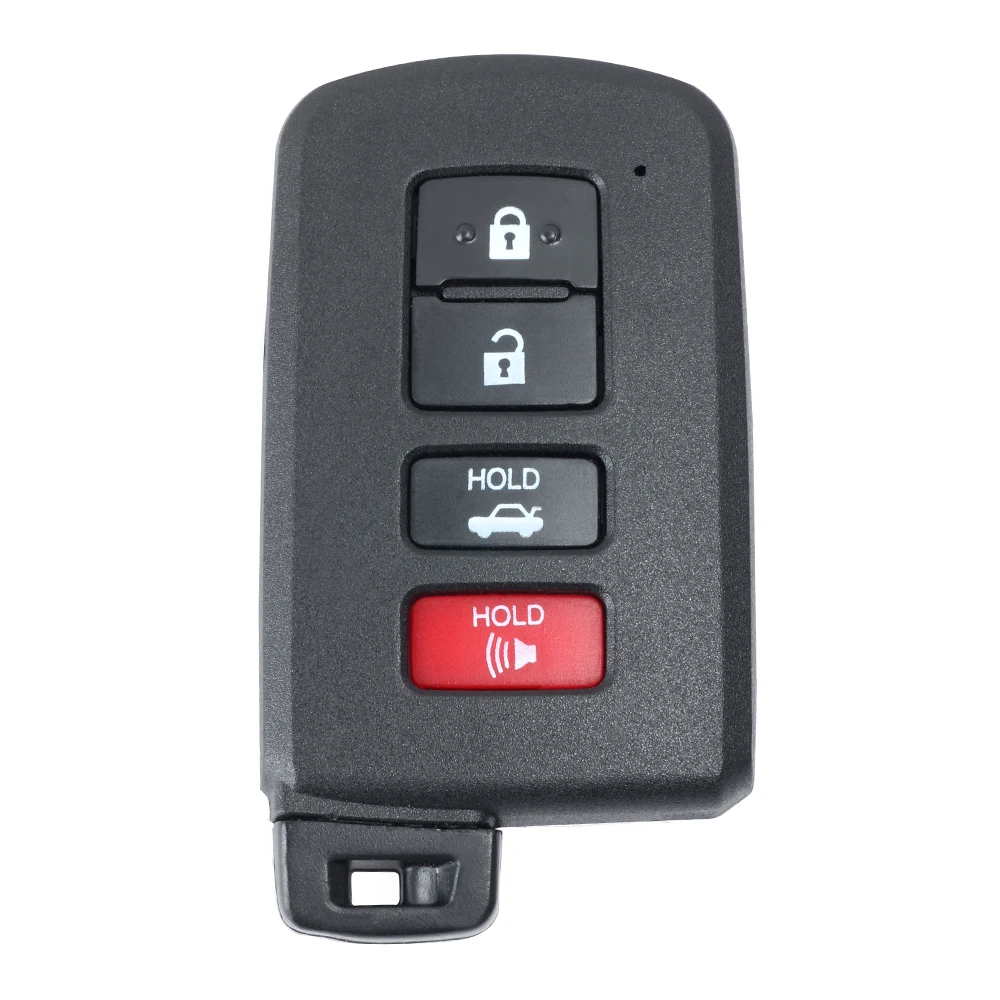 KEYECU Замена дистанционного ключа автомобиля чехол Fob 4 кнопки для Toyota Prius C Land Cruiser