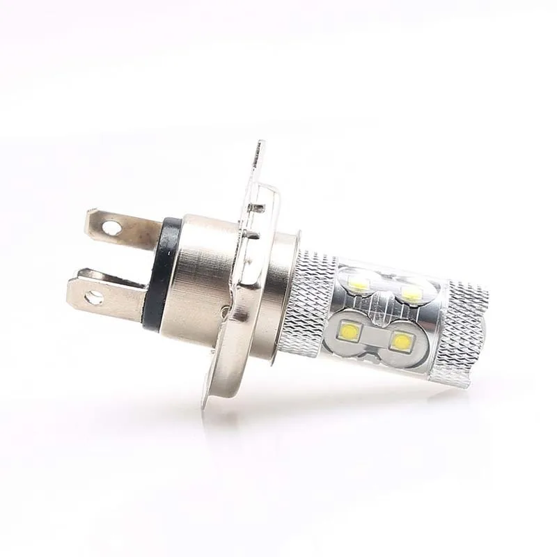 Зеленый L фар автомобиля 50 Вт H4 светодио дный 3535 SMD 10 чистый белый 6000 К авто лампа