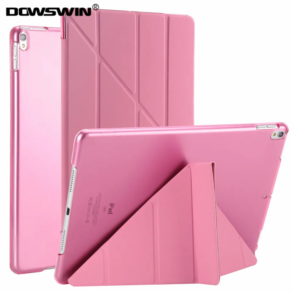 DOWSWIN Чехол для iPad Pro 10,5 Air 3 Искусственная кожа чехол задняя крышка чехол-книжка с функцией подставки и магнитной защелкой Чехол для iPad Pro 10,5 дюймов - Цвет: pink