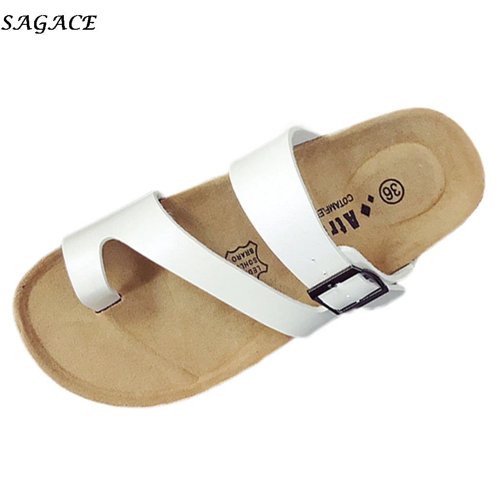 SAGACE/женские шлепанцы Новинка лета 2019 модные женские в римском стиле Нескользящие
