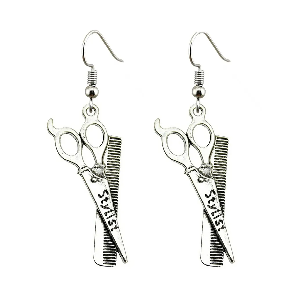 Dangle Earrings New Earring 24x53mm Scissors Women Fashion Jewelry Gift For | Украшения и аксессуары