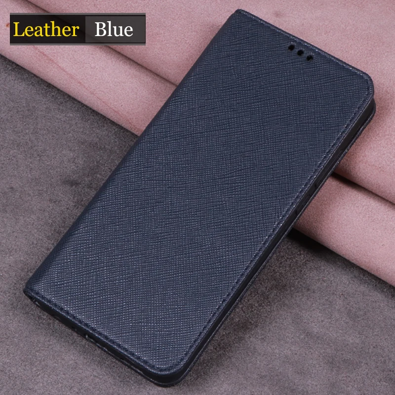 Роскошный кожаный чехол-книжка RYKKZ для Huawei Enjoy 9 Plus чехол-подставка мобильного
