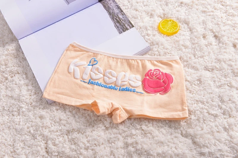 Розы Боксер женские трусики ropa interior mujer шортики algodon perizoma majtki прозрачный dames Трусы