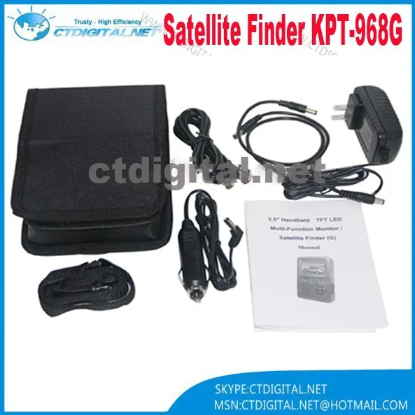 Ручной спутниковый искатель DVBS MPEG2 3 5 дюйма TFT 968 г|satellite finder china|finder waterfinder satellite |