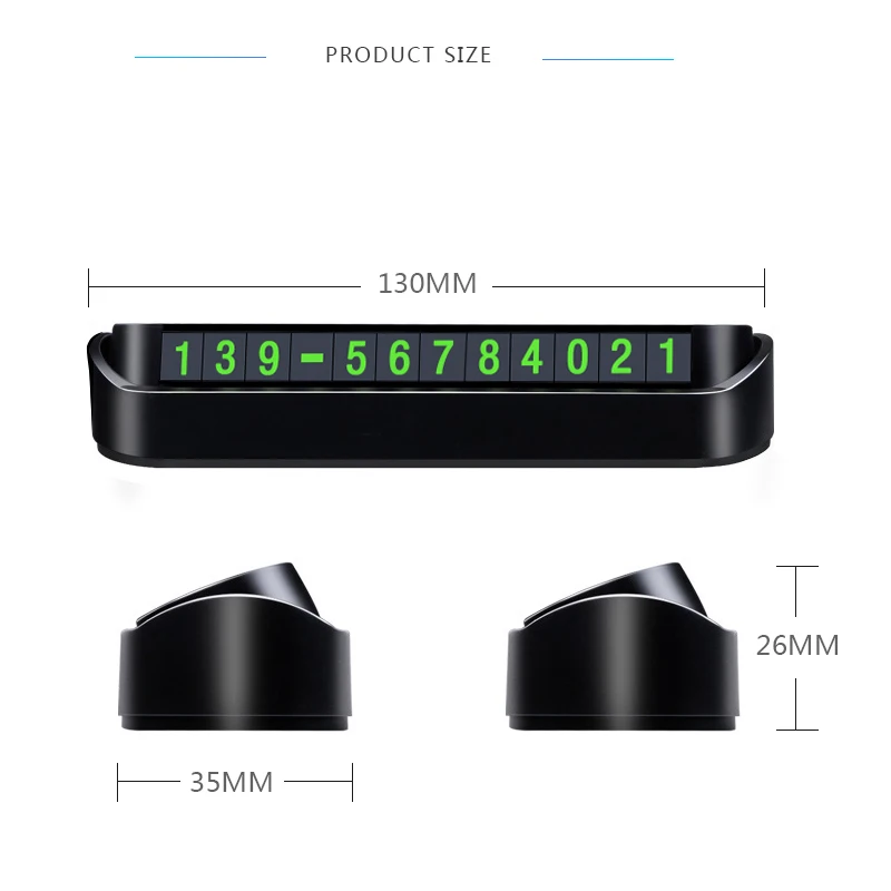 Скрытая автомобильная парковочная карта солнцезащитная временная держатель