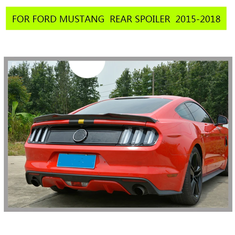 УГЛЕРОДНЫЙ спойлер заднего крыла для Ford Mustang GT Coupe 2015 2016 2017 2018 задний багажник