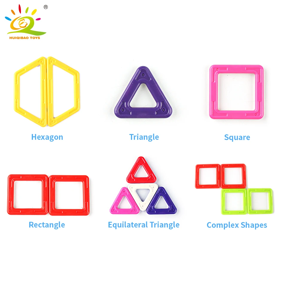 

HUIQIBAO TOYS Mini Magnetic Car construction Building Blocks DIY 3D Children Educational Toys for Children Magnetic Tiles Bricks