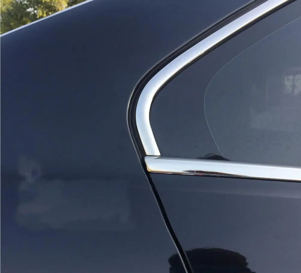 Отделка крышки подоконника из нержавеющей стали для volkswagen jetta mk6 2012 2013 2014 2015 2016 2017