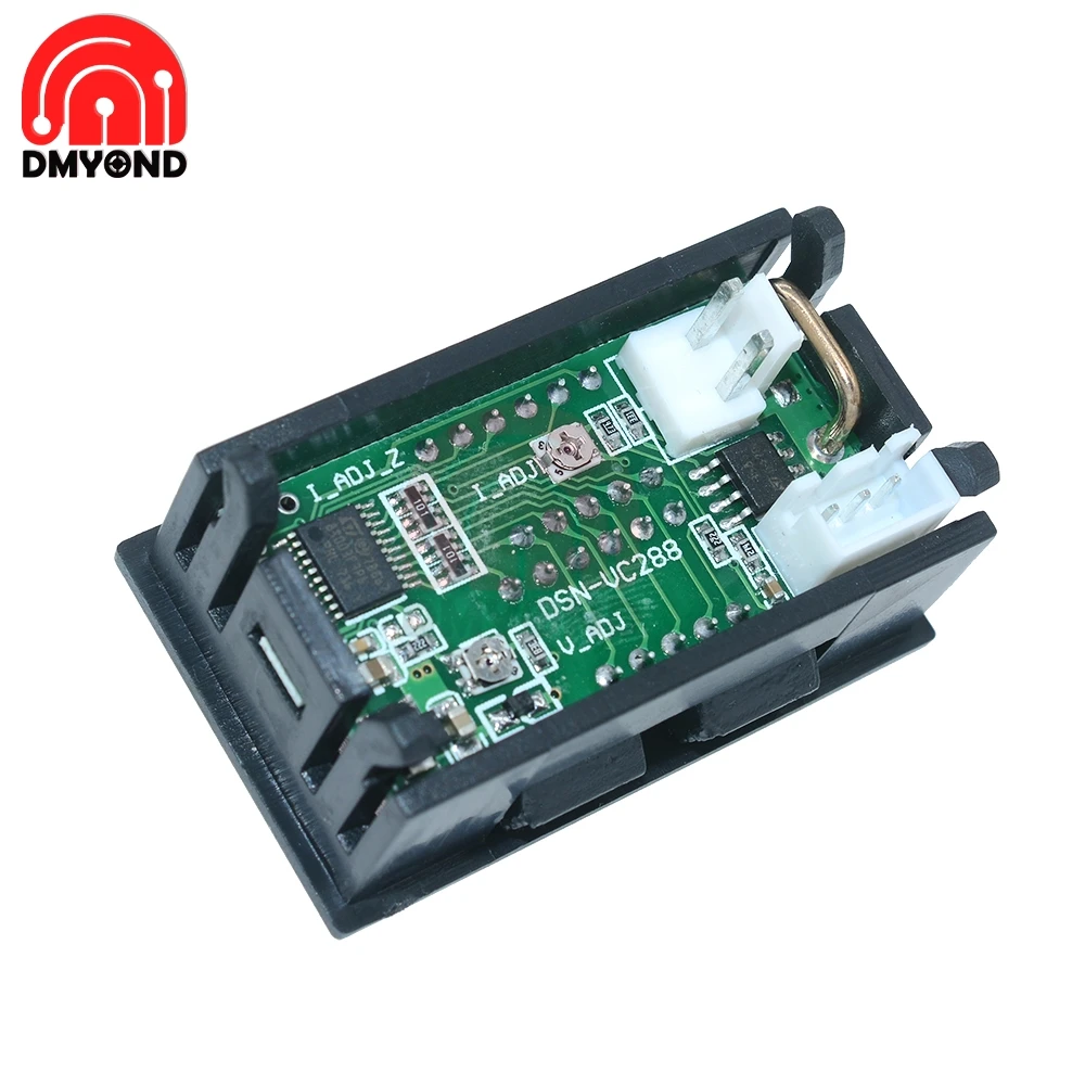 DC 100V 10A цифровой мини-Вольтметр Амперметр Панель Напряжение измеритель тока напряжения тестер Зеленый зеленый двойной светодиодный дисплей Amp