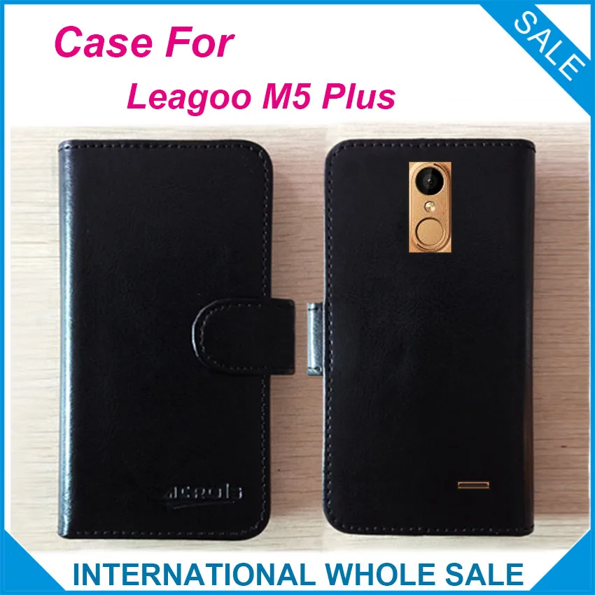 Лидер продаж! Чехол Leagoo M5 Plus 2017 Эксклюзивный кожаный чехол высокого качества 6