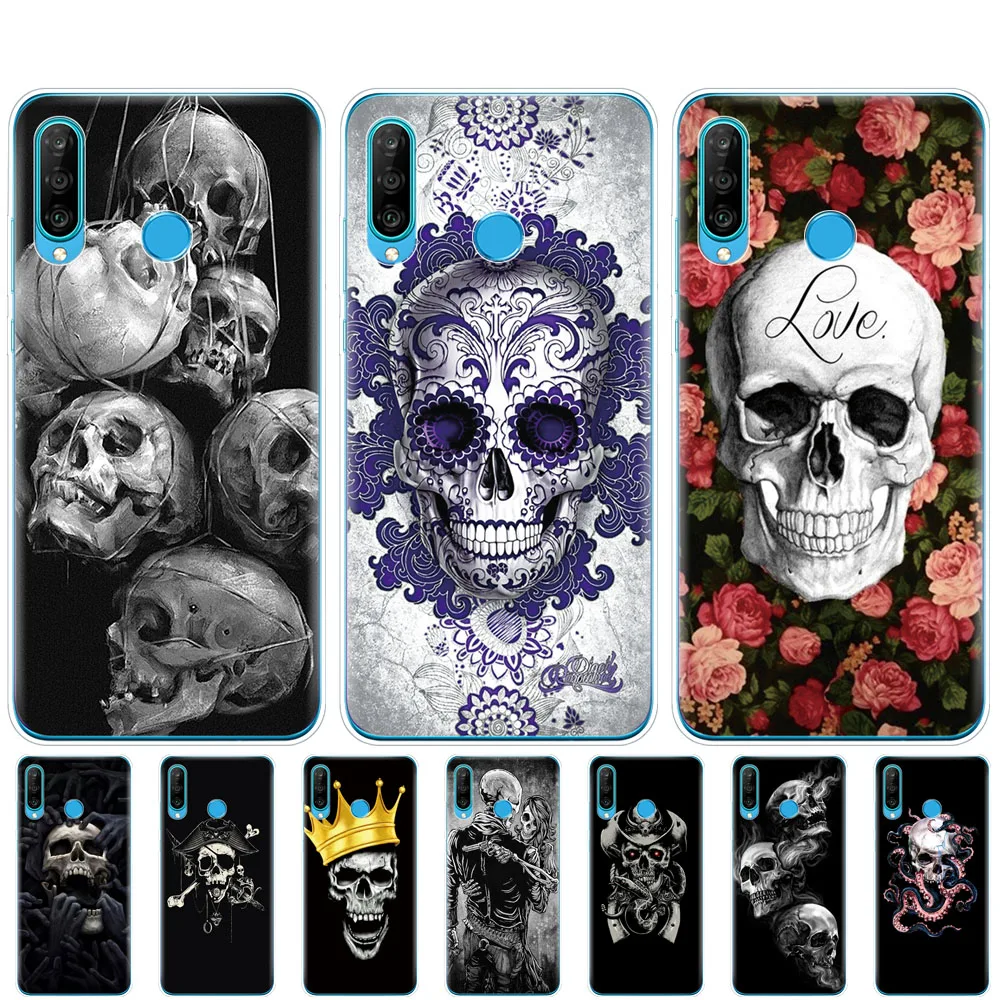 Чехол для Huawei P30 PRO LITE задняя крышка huawei mate 20 pro lite p smart 2019 plus чехлы с рисунком черепа