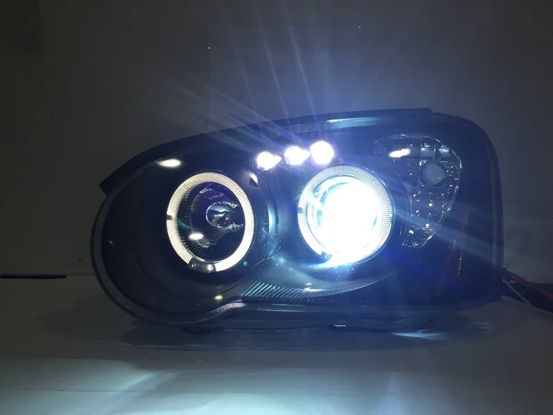 Hireno фары для 2013- Subaru Impreza фар сборки LED DRL ангел объектив двойной луч ксеноновые 2 шт