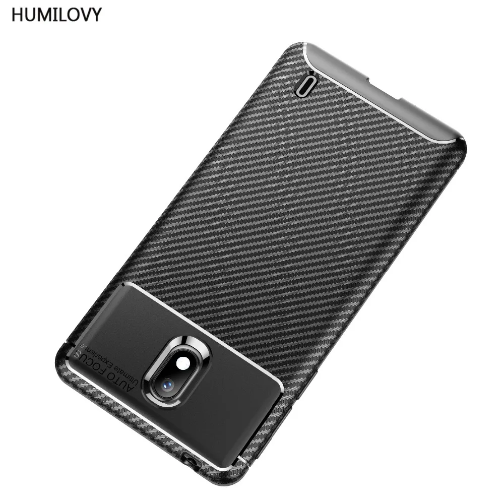 For Nokia 1 Plus Case 2019 Cover Carbon Fiber texture Shockproof Soft TPU Phone Fundas |