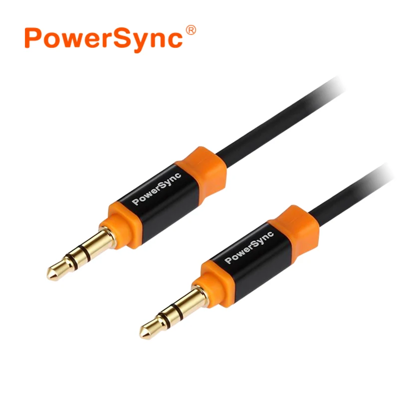 PowerSync Aux кабель для iPhone 3.5 ММ мужчинами стерео круглый аудио Jack Джек наушников Beats