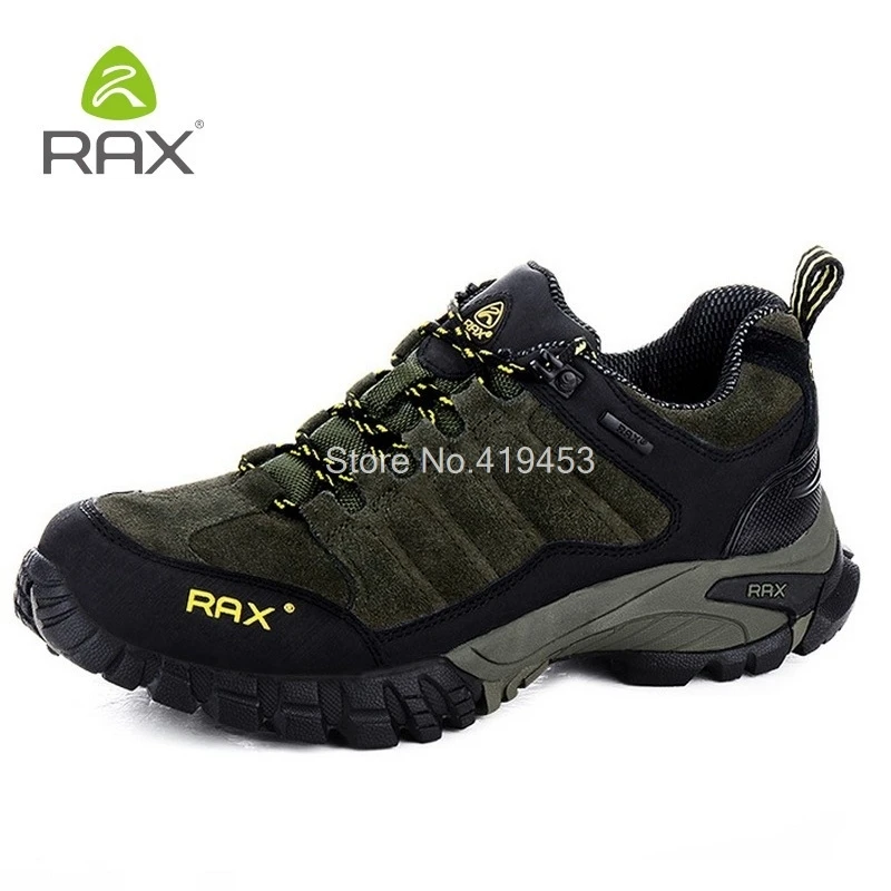 RAX Мужская Нескользящая походная обувь Зимние непромокаемые уличные горные