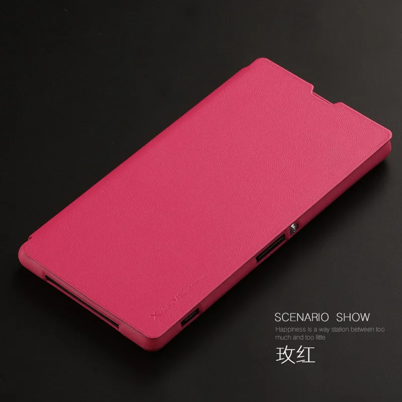 Новый роскошный деловой чехол из искусственной кожи для Sony Xperia Z1 L39h с откидной