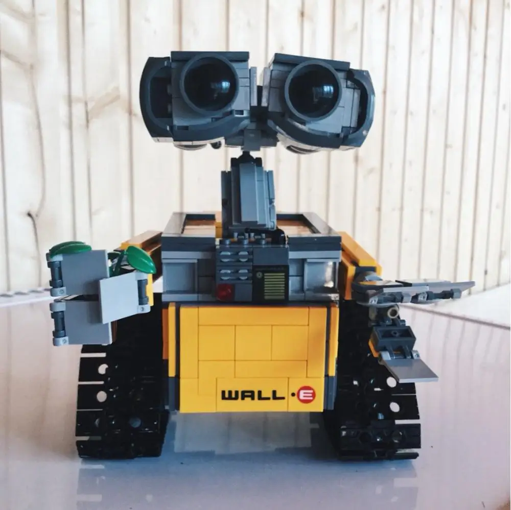 Строительные кирпичи идея робот стена е 687 шт строительные блоки игрушки для