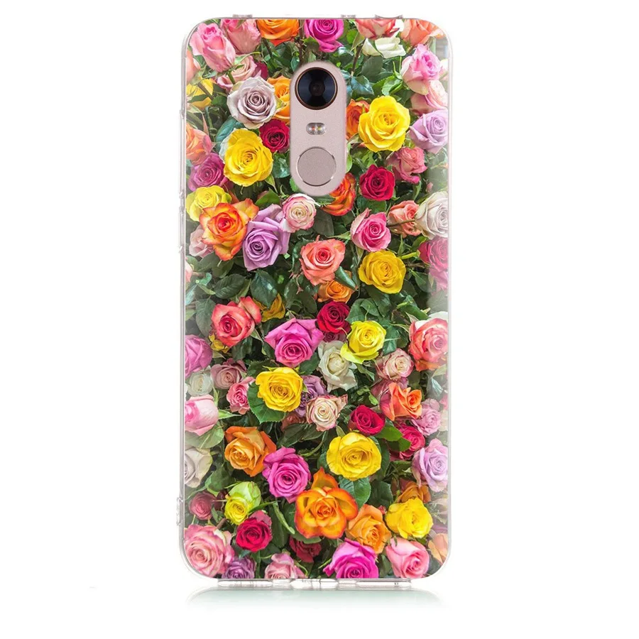 Чехол для Xiaomi Redmi 4x Note 3 mi A1 4 Pro 4A Примечание 5 6 6pro Red 5A 6A Мягкий ТПУ чехол с