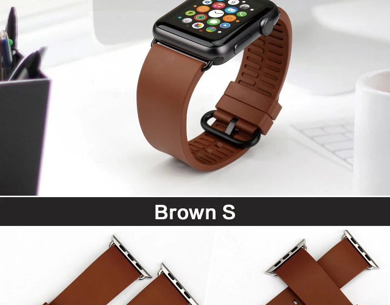 Аксессуары для часов MAIKES силиконовый ремешок для Apple Watch 44 мм 40 мм фторуглеродная Резина iWatch 4 3 2 1 Apple Watch 42 мм 38 мм
