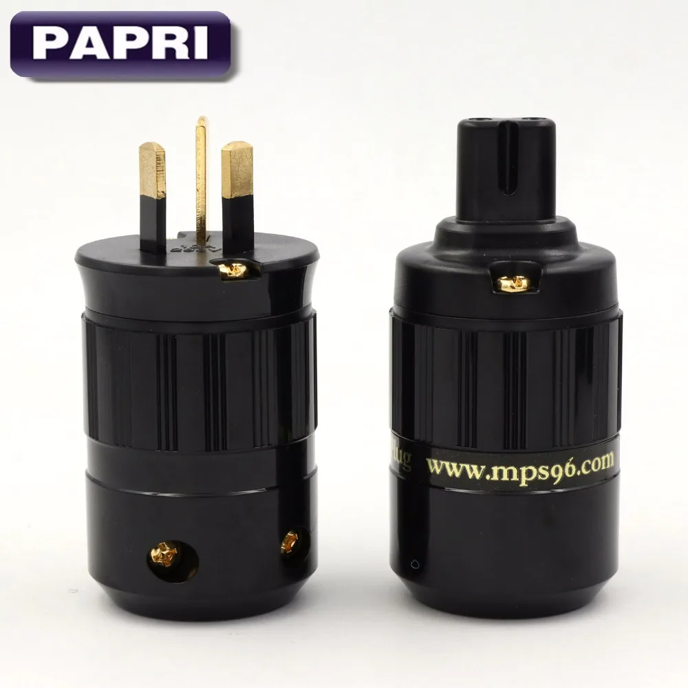 Штепсельные вилки PAPRI MPS Hercules AUG 8 разъем HiFi аудиоадаптер для стандартного розетки