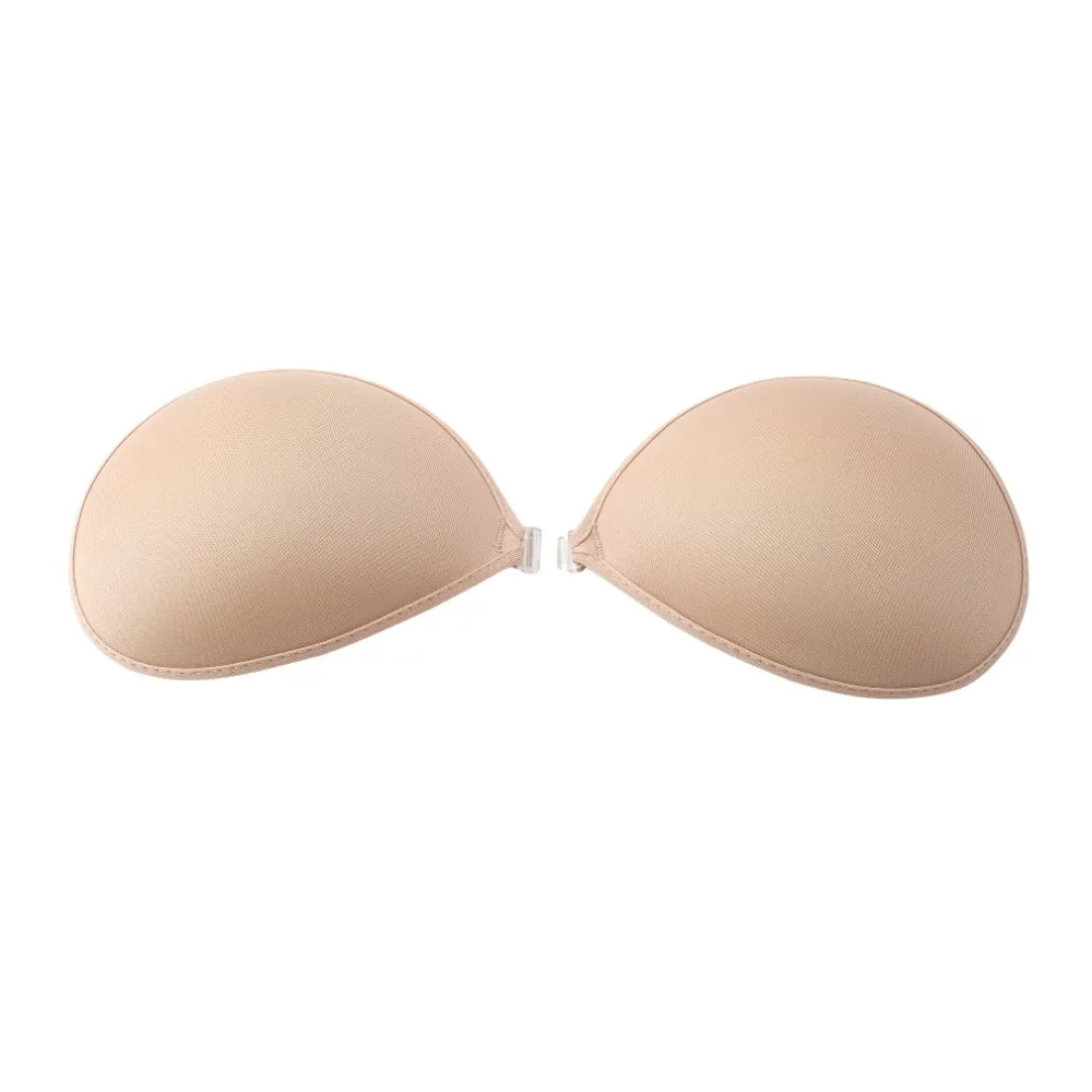 

Hot Womens Silicone Bra Sexy Adhesive Stick On Push Up Strapless Invisible Cotton Backless Bra Size A,B,C,D