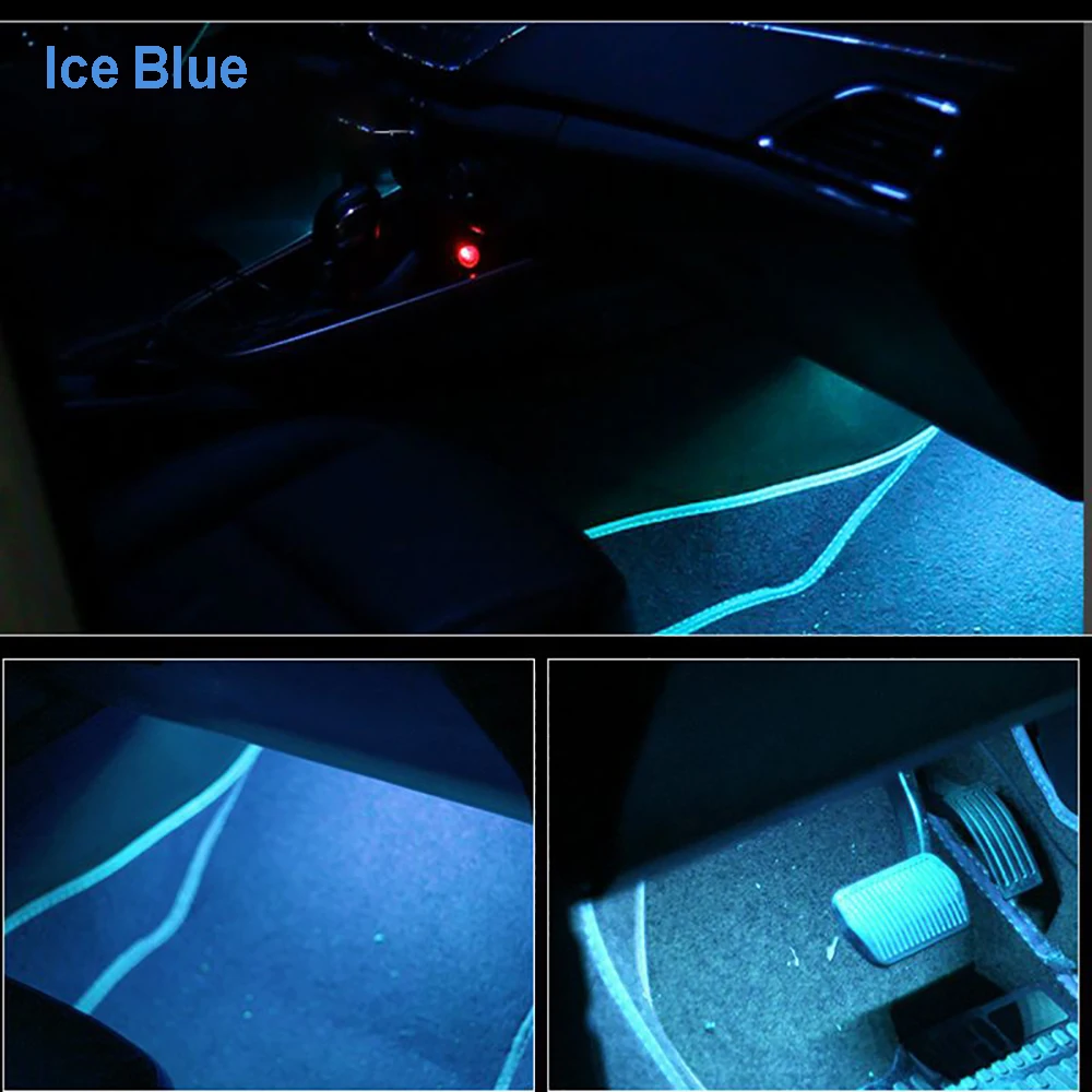 Светодиодная лента дистанционного управления RGB для салона автомобиля Ford Focus 2 3 1