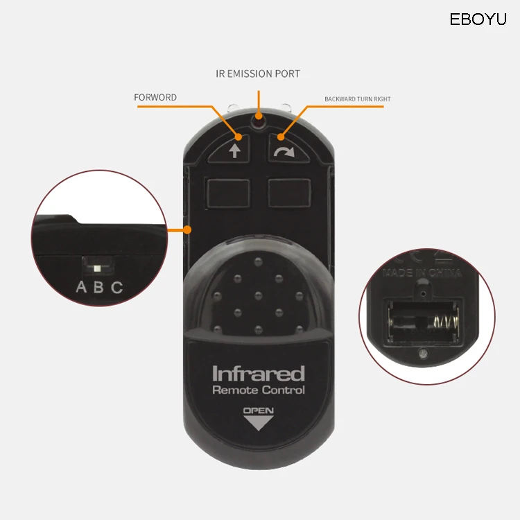 EBOYU инфракрасная радиоуправляемая игрушка для детей инфракрасный луч