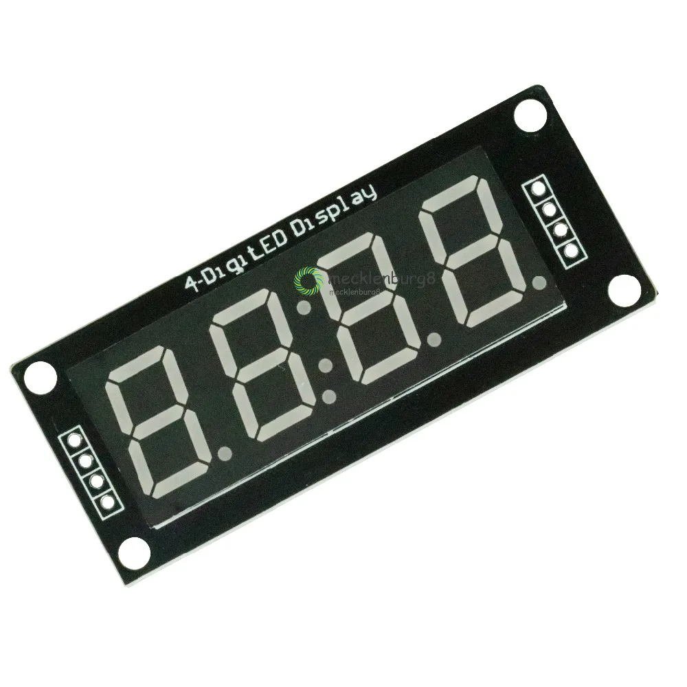 Светодиодный 4 значный дисплей 0 56 дюйма трубка (десятичный) 7 сегментный желтый