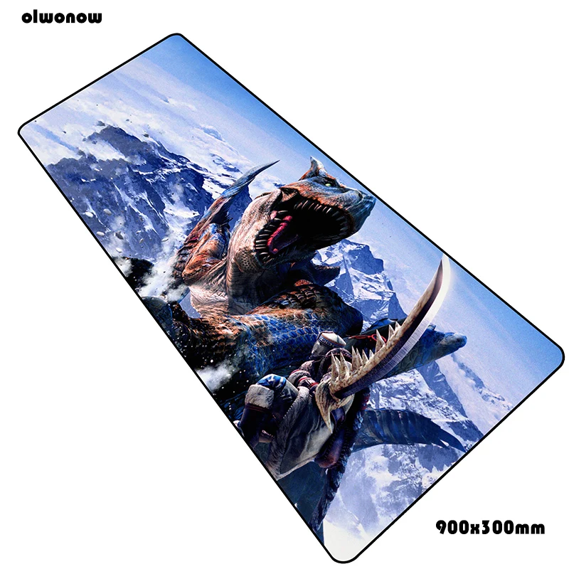 Monster hunter коврик для мыши 900x300x3 мм красивый игровой коврик для мыши большая клавиатура Коврик для мыши - Цвет: Size 900x300x3mm