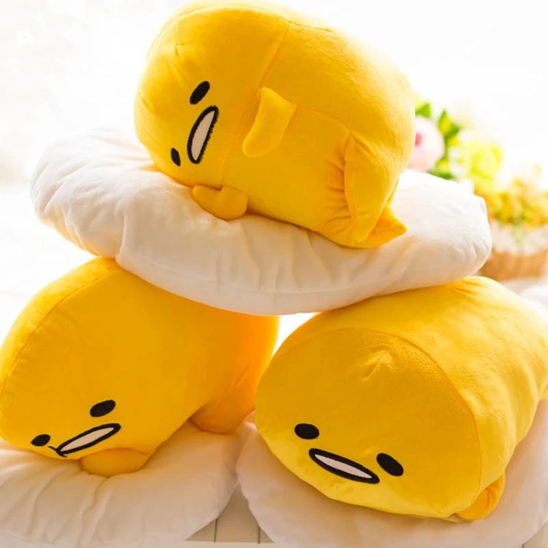 40*30 см Gudetama ленивое яйцо jun плюшевая игрушка яйцо желток брат большая подушка ленивые шары Мягкая кукла для детей друг подарок