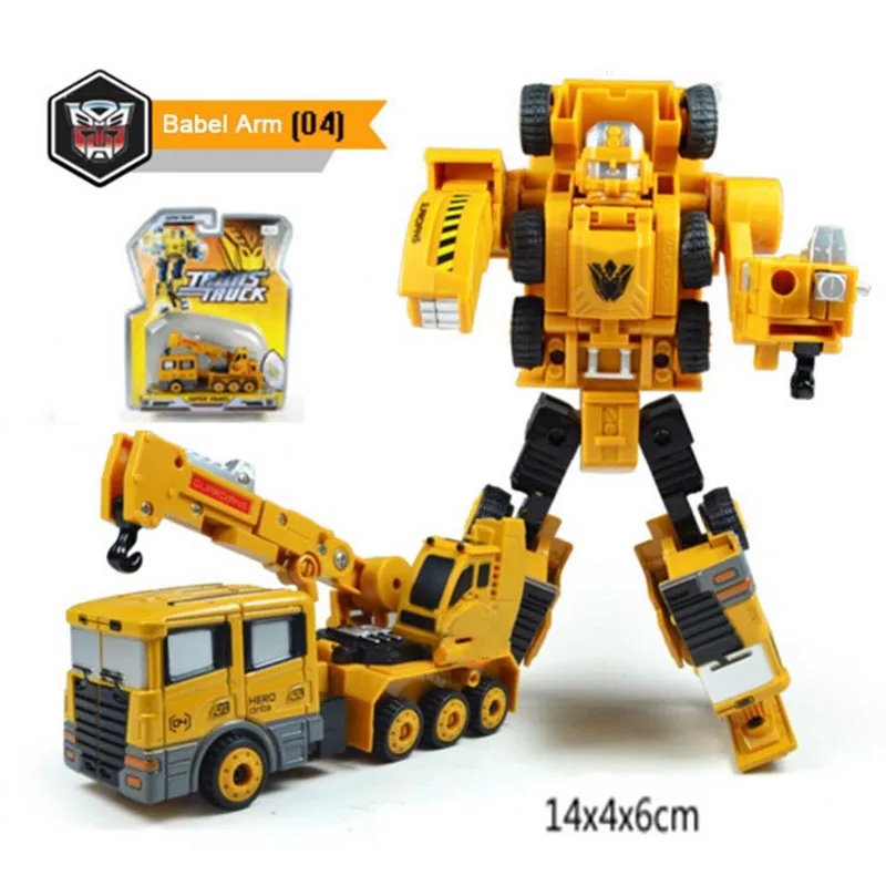 Экшн-фигурки модель робота игрушки для детей мальчиков сплав трансформер
