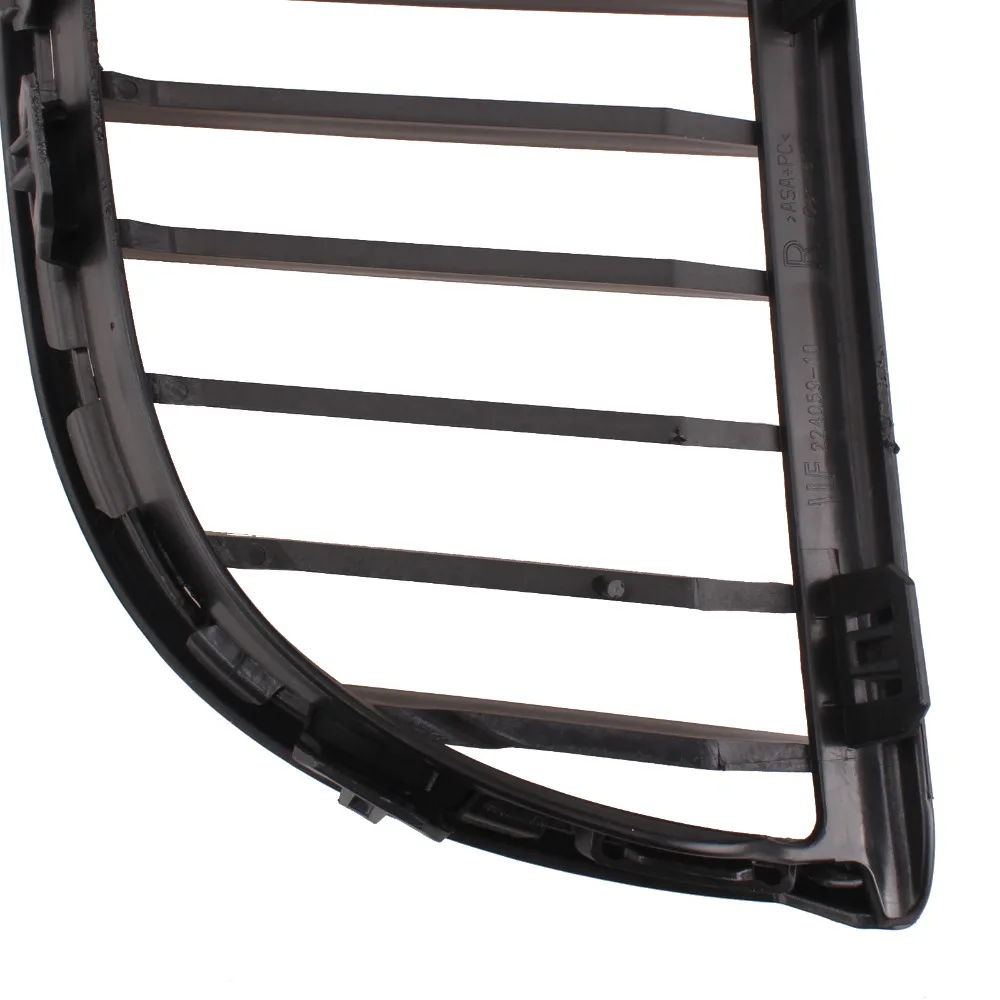 2Pcs Car Front Left Right Center Kidney Grille Grill Gloss Black for BMW E90 3Series Sedan 2005-2008 Grilles | Автомобили и