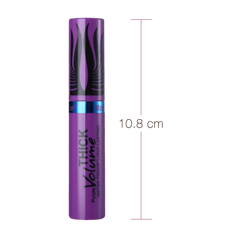 Music Flower 5Color Curling Mascara Waterproof Makeup Long-lasting Eyelashes Lengthening Colorful Fiber Lashes For Party |