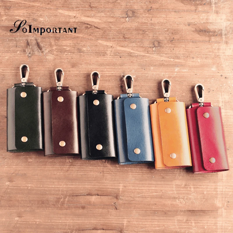 

Винтажный держатель для ключей, женские бумажники для ключей из натуральной кожи, Женский органайзер, сумка для ключей, Карманный чехол