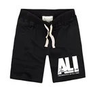 Летние Новые шорты с графическим принтом Али, мужские пляжные спортивные боксеры для фитнеса, спортивные шорты, мужские свободные повседневные Бриджи большого размера