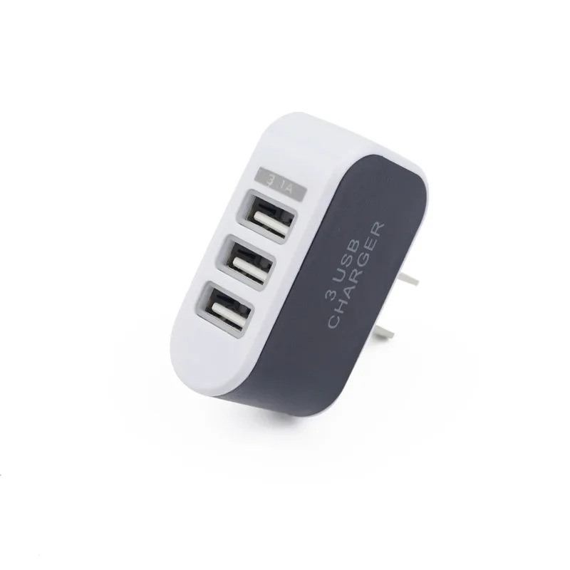 BThocing USB Три-выходной порт зарядное устройство 5 V 3 1 A США Plug/EU Plug