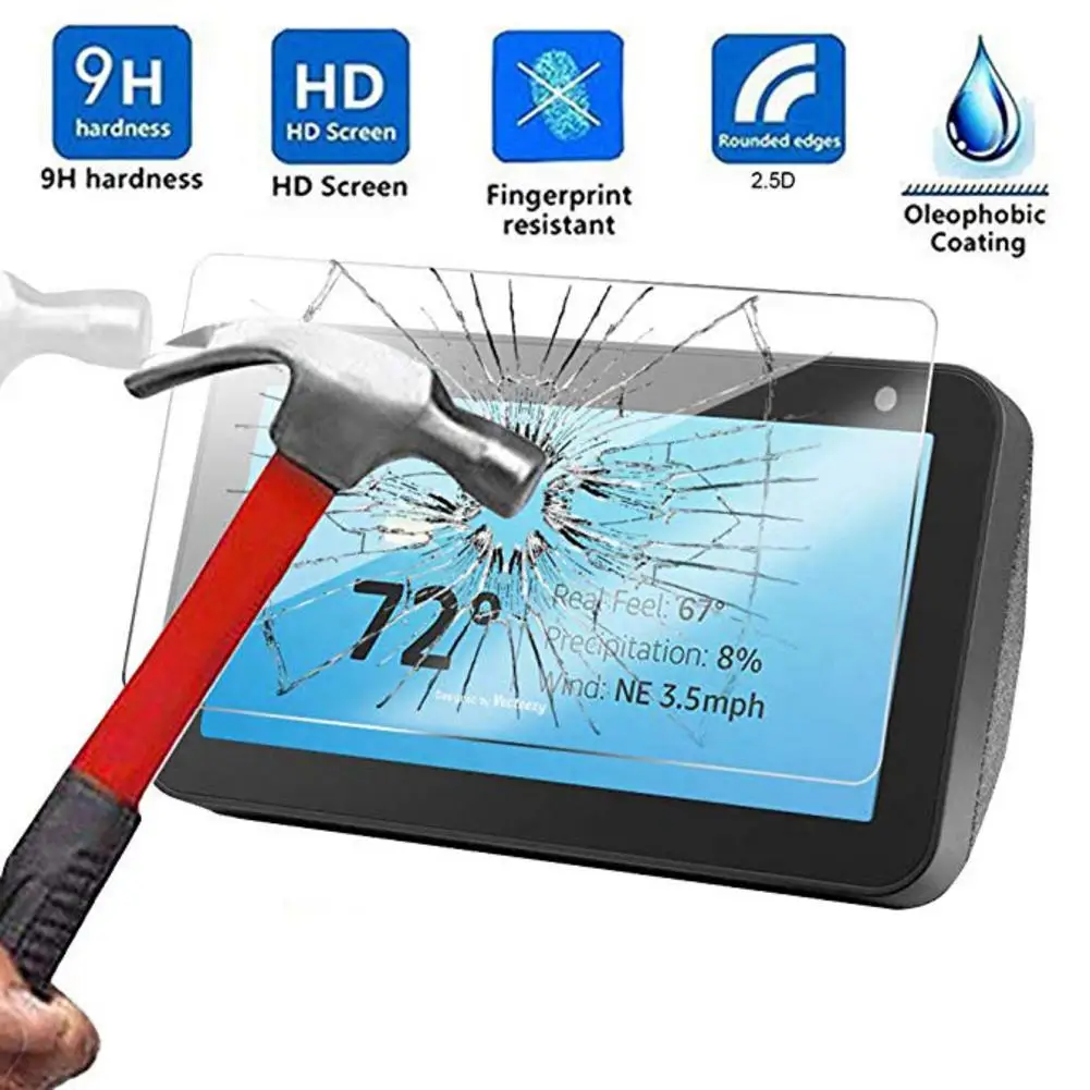 Защитная пленка из закаленного стекла с защитой от царапин для Amazon Echo Show 5 3 шт