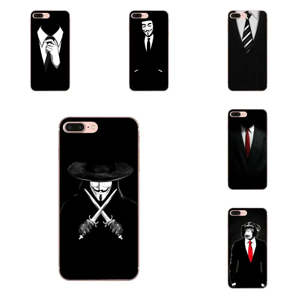 Темный костюм Mystery Man черный для Huawei Mate 7 8 9 10 20 P8 P9 P10 P20 P30 Lite Plus Pro 2017 Diy роскошный