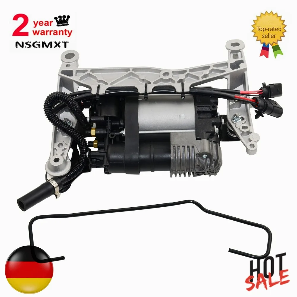 Компрессор пневматической подвески AP01 с держателем для Porsche Cayenne II 92A 95835890101 95835890100