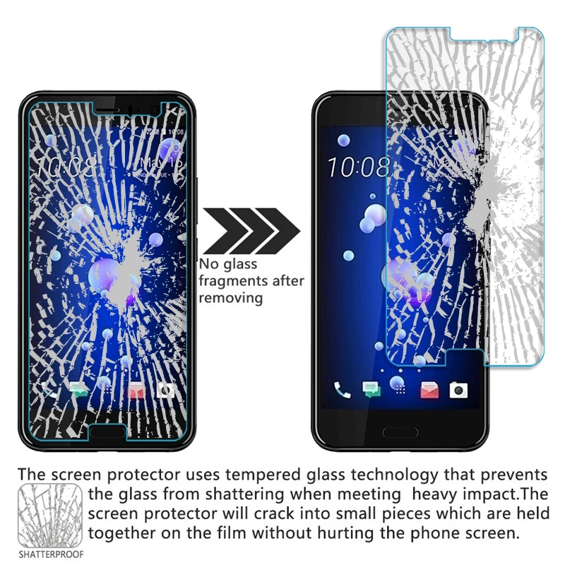 0,26 мм 2.5D Защитная пленка для экрана, Защитное стекло для htc U19e U11 U12 Life U Ultra 10 evo Desire 12s 12 19 Plus, закаленное стекло