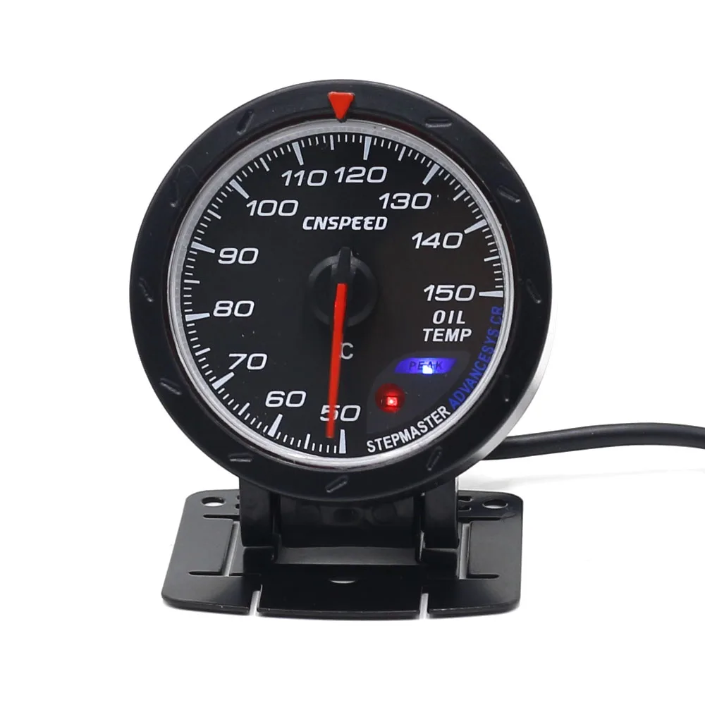 CNSPEED 60 мм Автомобильный измеритель температуры масла красный и белый 20 120C