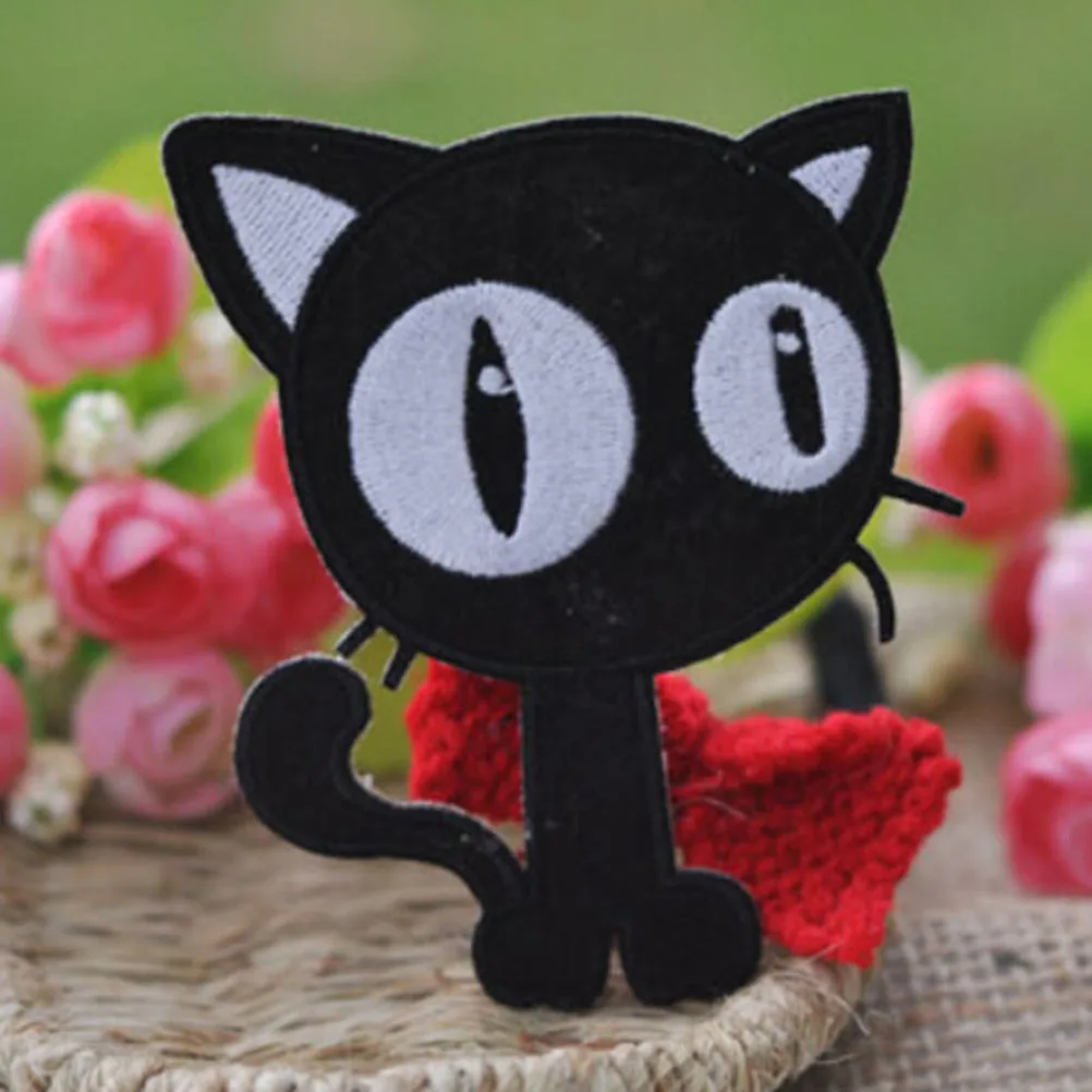 1 шт. нашивки с мультяшным котом для одежды | Дом и сад