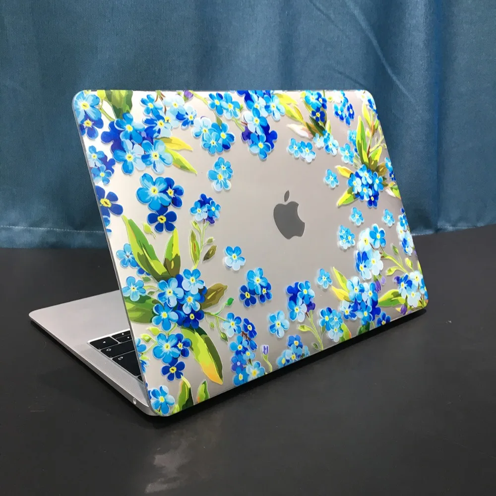 Для Macbook Air Pro 13 2019 2018 A1932 чехол для mac book retina 11 12 15 Новый pro цветок Кристалл Корпус