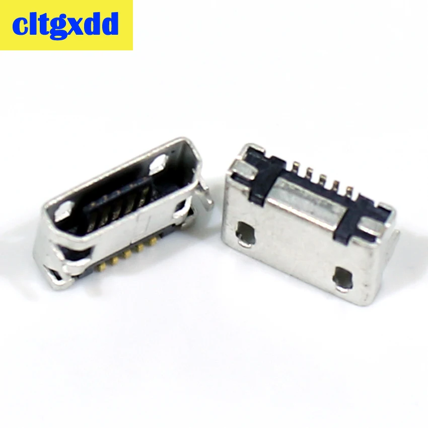 Cltgxdd 50 шт. микро USB 5 контактный разъем типа B Женский Разъем для мобильного