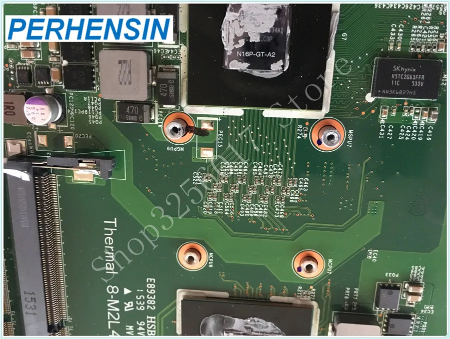 Для MSI GE62 GE72 GP62 MS-17931 MS-1793 Материнская плата ноутбука MS-16J31 MS-16J3 SR2BP I7-5700HQ REV 1,0 работают отлично
